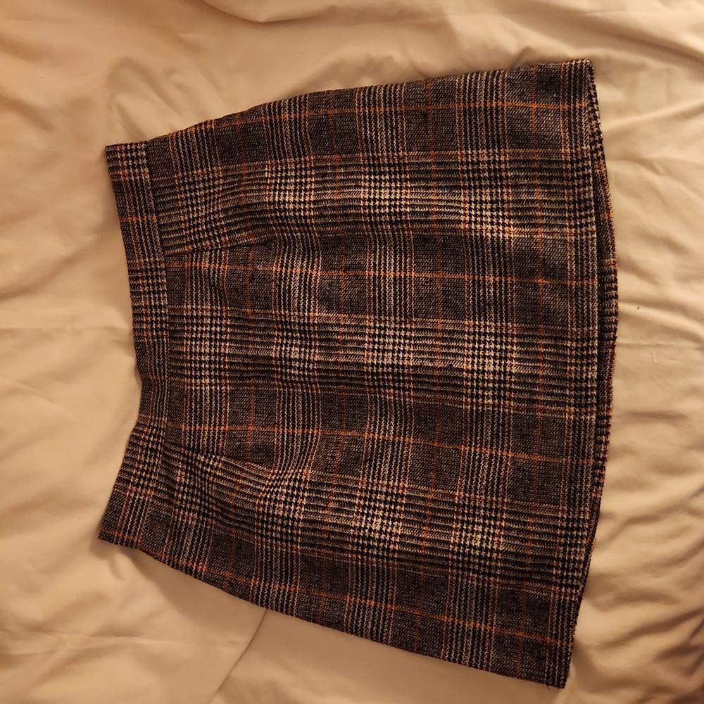 Plaid Mini Skirt